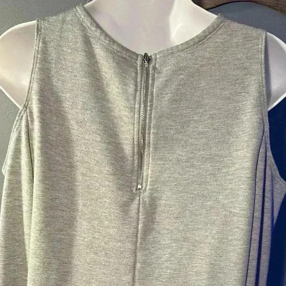 Abercrombie & Fitch Gray Cold Shoulder Sweat Shirt Dress, Size Small - Picture 5 of 7
